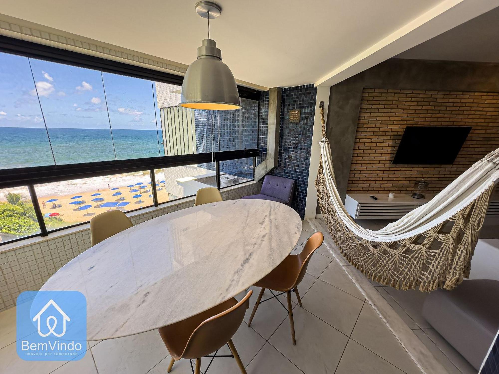 Apartamento Completo Com Vista Mar E Pe Na Areia Salvador da Bahia Dış mekan fotoğraf