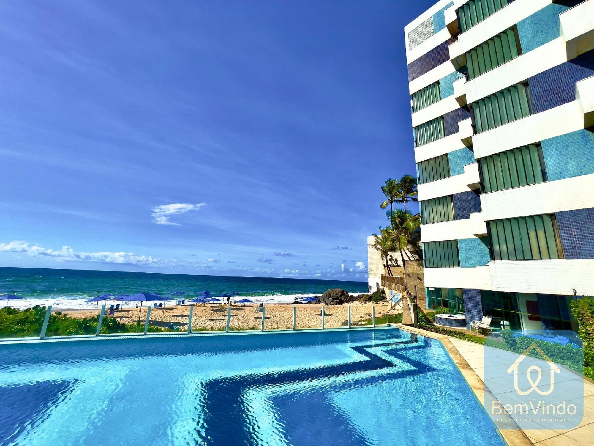Apartamento Completo Com Vista Mar E Pe Na Areia Salvador da Bahia Dış mekan fotoğraf