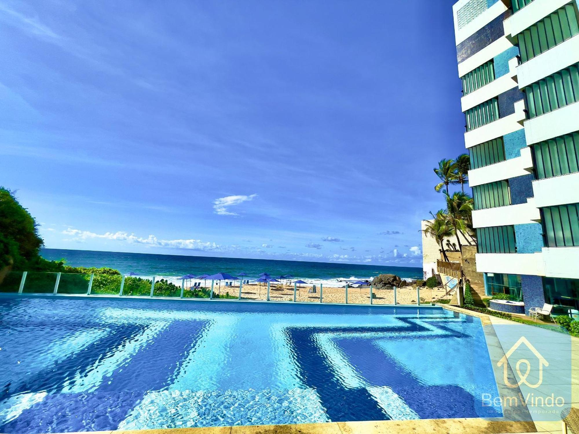 Apartamento Completo Com Vista Mar E Pe Na Areia Salvador da Bahia Dış mekan fotoğraf