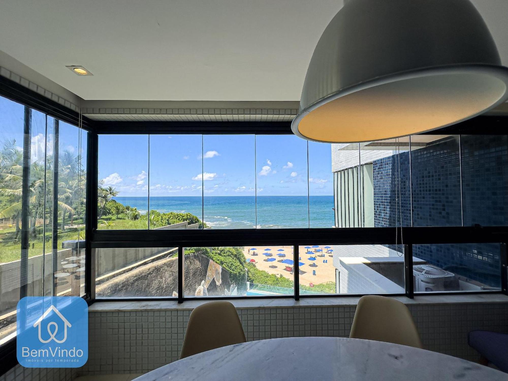 Apartamento Completo Com Vista Mar E Pe Na Areia Salvador da Bahia Dış mekan fotoğraf