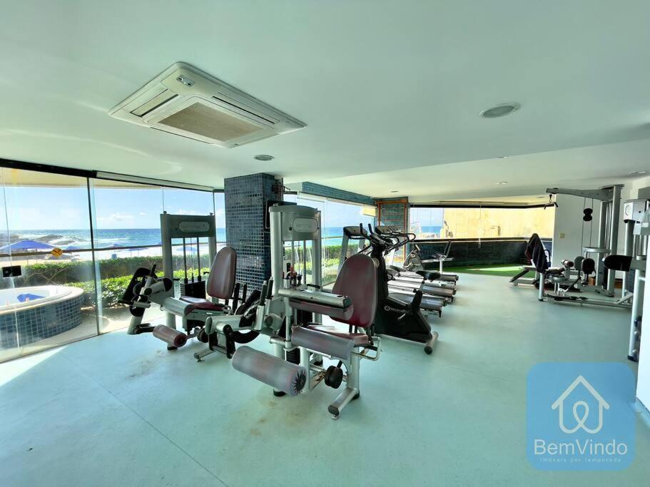 Apartamento Completo Com Vista Mar E Pe Na Areia Salvador da Bahia Dış mekan fotoğraf