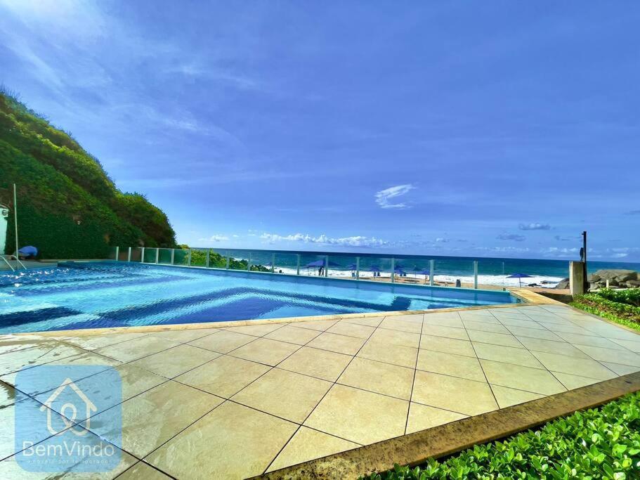 Apartamento Completo Com Vista Mar E Pe Na Areia Salvador da Bahia Dış mekan fotoğraf
