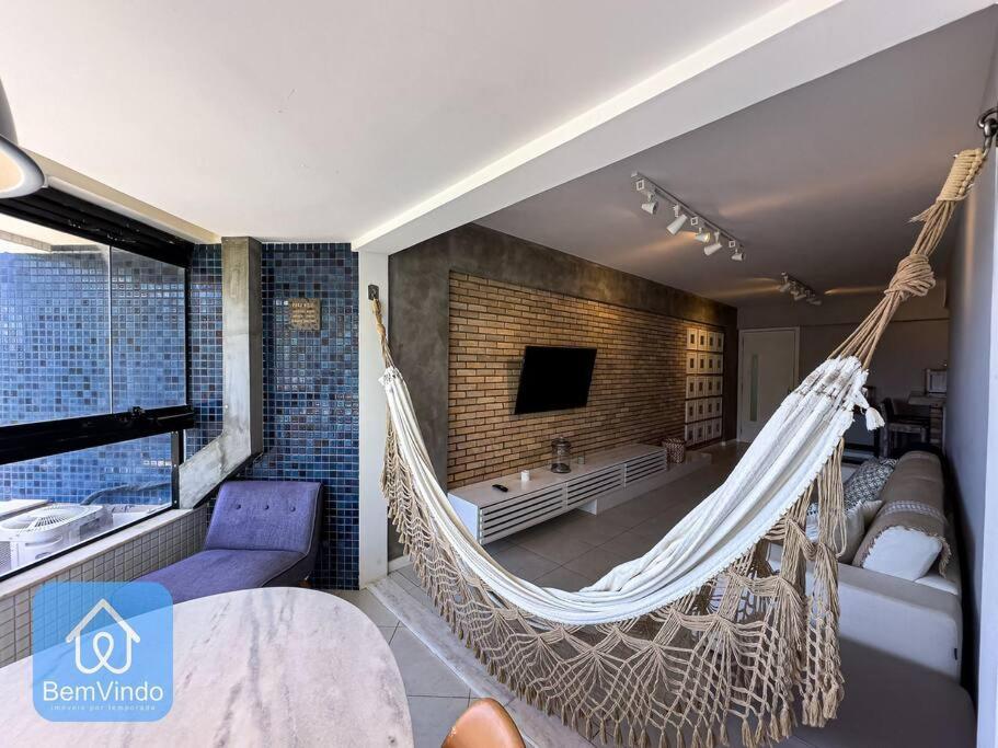 Apartamento Completo Com Vista Mar E Pe Na Areia Salvador da Bahia Dış mekan fotoğraf